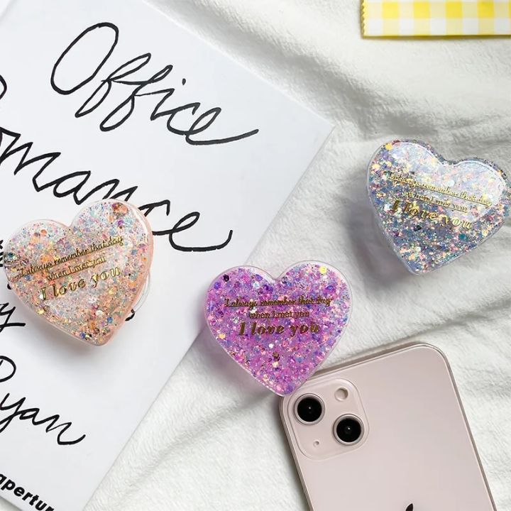 Glitter%20Heart%20Shape%20Foldable%20Finger%20Ring%20Griptok%20Phone%20Holder%20for%20IPhone%20Samsung%20Support%20Socket%20Pocket%20Grip%20Tok%20Stand%20Bracket%20-%20Image%203