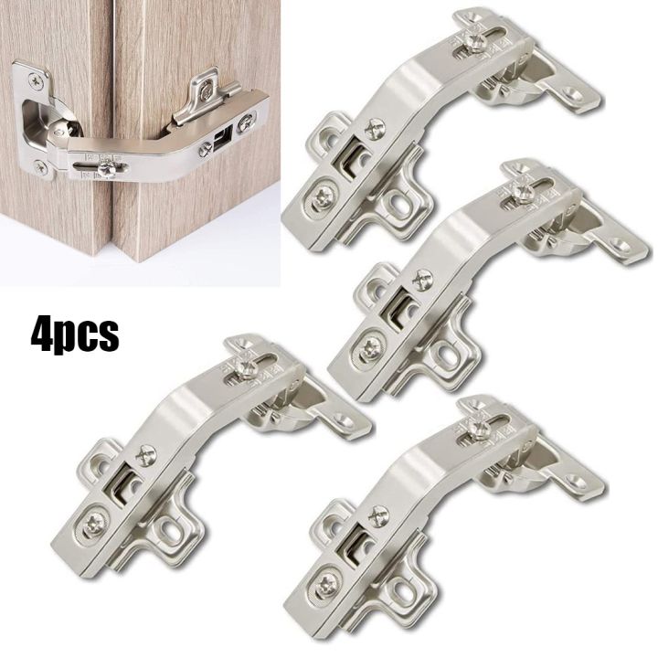 4pc 135 Degree Kitchen Cabinet Folding Hinge Corner Combination Cupboard For Cabinet Doors, Wardrobe, TV Cabinets Bookcases