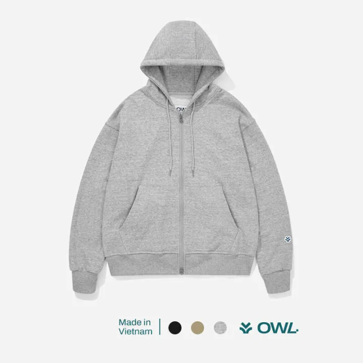 Owl%20brand%20%C2%AE%20FULL%20ZIP%20HOODIE%20-%20Grey%20Hat%20Jacket%20-%20Image%209