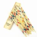 Educational Wooden Traditional Mikado Spiel Pick Up Sticks With Box Kids Funny Learning Game Classical Toys Gift.