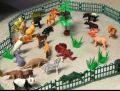 Mini Animal Zoo- Exclusive Animal Play Sets With More Than 25 Pcs Animal, Fence, Tree Etc. Learning. 