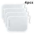 Houseeker 4Pcs Refrigerator Partition Freely Adjustable Food Storage Rack Cosmetics Separating Shelves Divider Kitchen Gadgets. 