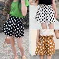 MIC 3-14T Baju Seluar Pendek Perempuan Baby Girls Short Pants Korean Daisy Dress Kids Budak Girl Dres Shorts Pant Skirt.