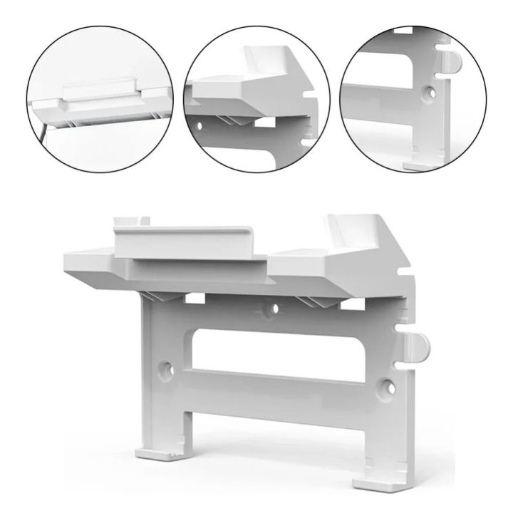 Durable ABS Router Bracket Wireless Space Saving Wall Holder Power Supply Accessory Mounting Bracket Office