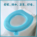 EVA waterproof toilet mat thickened all-season universal toilet cushion adhesive household toilet cushion cover.