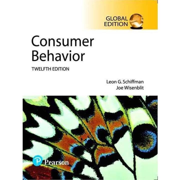 Consumer Behavior by- Leon G Schiffman and Joe Wisenblit (12E)