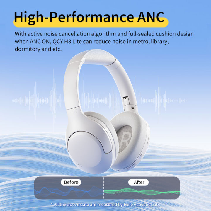 QCY%20H3%20Lite%20ANC%20Wireless%20Headphones%20Bluetooth%205.3%20Active%20Noise%20Cancelling%20Over%20Ear%20Headset%2040mm%20Driver%20HiFi%20Sound%20Earphones%20-%20Image%202