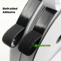 1M × 3cm Self Adhesive Hook and Loop Velcro Tape Double Sided Sticky Back Velcro Strip (Black).