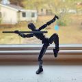 Multi - Jointed Moveable 3d Printed Robot Action Figure DIY Toy For Kid.