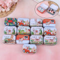 Yangtuo mini tin box Sealed jar packing boxes jewelry candy box small storage. 