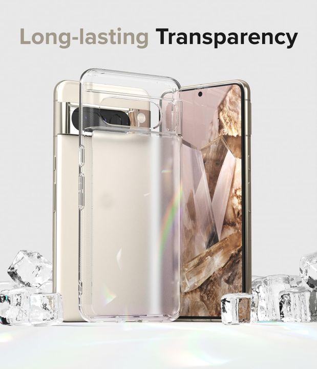 Google pixel 8 Pro Transparent Soft & Flexible TPU Mobile Back Cover