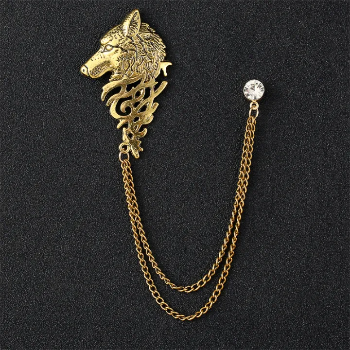 %E3%80%90Factory-direct%E3%80%91%20Men's%20Chain%20Wolf%20Head%20Brooch%20Flower%20Tassel%20Jewelry%20Suit%20Crown%20Trend%20Pin%20Accessories%20-%20Image%207