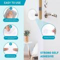 12 Pcs Door Stoppers Wall Protector Clear Door Knob Wall Protector for Walls Protects Wall Surface.