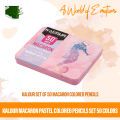 KALOUR Macaron Pastel Colored Pencils Set of 50 Colors.