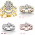 European and American Style Women Jewelry Rings Fashion Couple Ring Gold Plated Inlaid Zircon Ring.