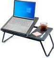 DOUBLE PART FOLDABLE LAPTO TABLE FOLDABLE TAB AND LAPTOP DESK BREAKFAST TABLE. 