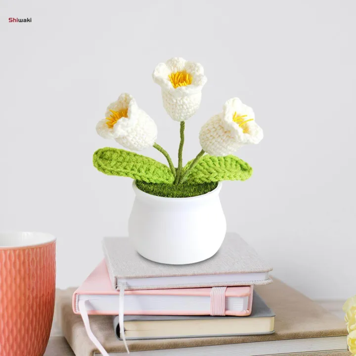 Hand%20Woven%20Flowers%20Fake%20Plants%20Knitted%20Flower%20Potted%20for%20Home%20Desk%20Desktop%20-%20Image%203