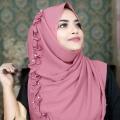 Solid Chiffon Headscarf Ready To Wear Instant Hijab Scarf - Hijab Collection. 