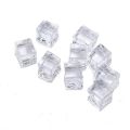 Reusable 10Pcs Decoration Crafts Photography Props DIY Accessories Artificial Ice Fake Simulate Ice Cubes Acrylic Cubes. 