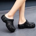 Summer Women Sandals Thick Bottom 5cm Heels Women Shoes Outdoor Soft EVA Garden Shoes for Women Platform Sandals Beach Slippers. 
