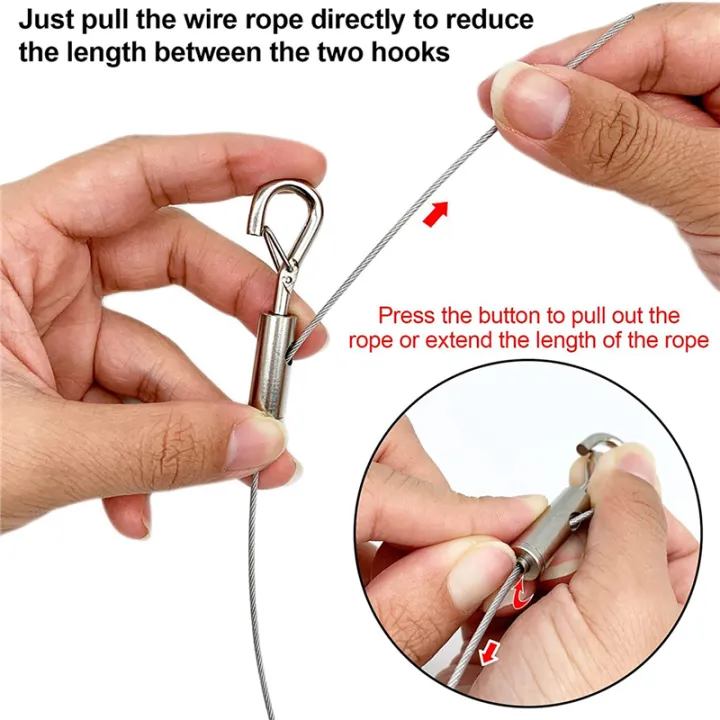 4%20Pack%20Adjustable%20Picture%20Hanging%20Wire%20Heavy%20Duty%20Supports%2050%20Lbs%20Hanging%20Hardware,%202M%20x%201.5mm%20Stainless%20Steel%20Wire%20Rope%20-%20Image%204