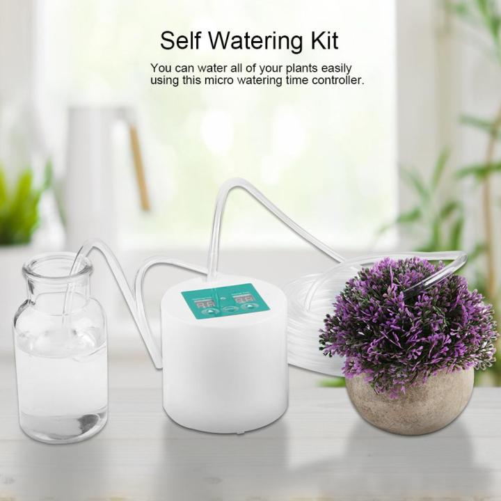 Micro Automatic Garden Drip Irrigation Timer System Self Watering Kit ...