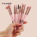 Maange Eye Brush Set -12 Pcs (Black Colour). 