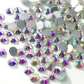 Super Glitter Multi-Size Crystal Flatback Glass Nails Art Rhinestones For 3D Nail Art Rhinestones Decoration Gems SS4-SS12.