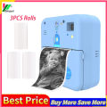 Mini Pocket Printer Camera Instant Print Portable Thermal Printing Machine Wireless BT Connection for Picture Label DIY Handcraft List Meno Notes Journal Receipt Paper Sticker Study Work Office Compatible with Android iOS. 