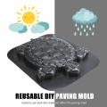 Paving Mould Turtle Shape Stepping Stone Road Path Maker Mould DIY Lawn Concrete Paving Garden Patio Path Molds Walkway Moulds.