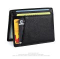 Super Slim Card Holder Leather Mini ID Credit Card Wallet Rfid Purse Thin Small Minimalist Travel Wallet for Men Women. 