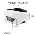 Eye Massager 6D Smart Airbag Vibration Bluetooth Eye Care Instrument Hot Compress Bluetooth Eye Massage Glasses Fatigue Pouch. 