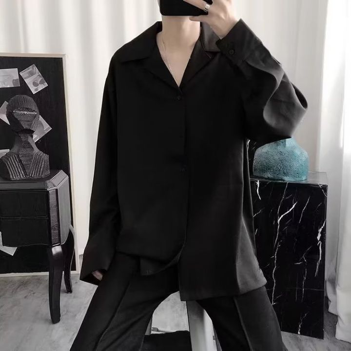 Cuban%20collar%20shirt%20men's%20short%20sleeve%20white%20summer%20trend%20fashion%20brand%20premium%20thin%20loose%20casual%20drape%20ice%20silk%20shirt%20-%20Image%206