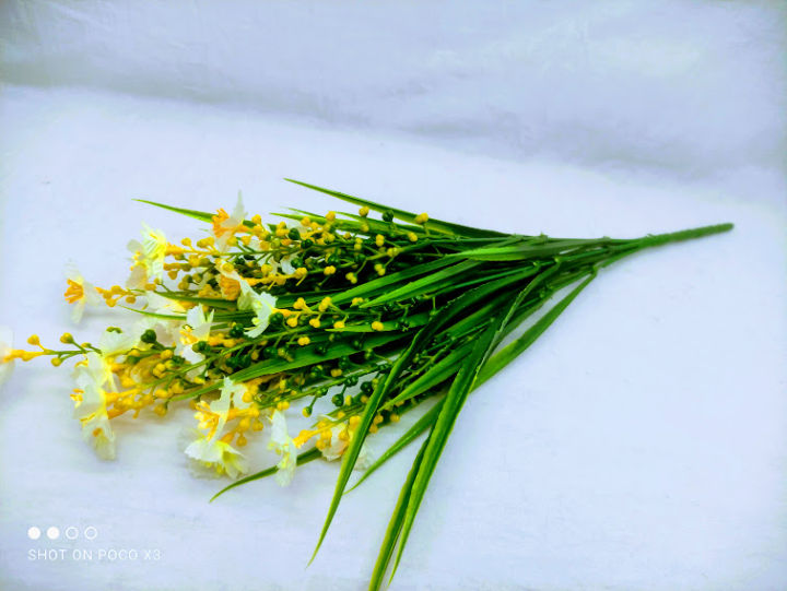 Artificial%20Mini%20Grass%20Flower%201%20Stick%2014inc%20long%20-%20Home%20Decoration%20Item%20-%20Home%20Decoration%20Item%20-%20Image%202