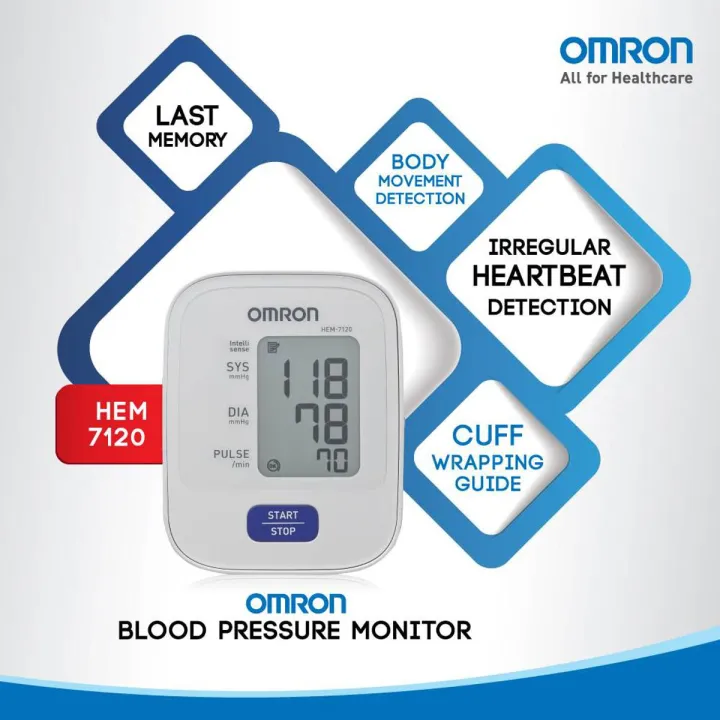 Omron Automatic Blood Pressure Monitor HEM-7120