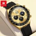 Top Luxury Sport Brand Chronograph Business Class Silicone Wristwatch For Men - Watch. 