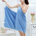 Bathroom Women Bath Towels Wearable Towel Dress Beach Adults Bath Gown Spa Sling Robes Home Nightwear Microfiber Women Bathrobe - Galaxy Paradise.