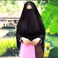 Crown Hijab 2 Part Instant Ready Hijab with Niqab for Woman - Hijab Collection. 