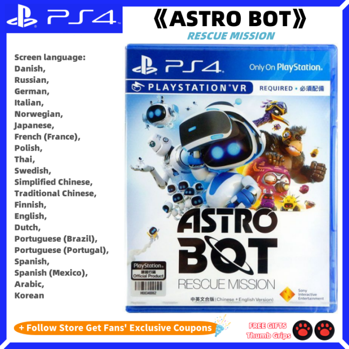 Sony Playstatio4 Genuine New Game CD ASTRO BOT: RESCUE MISSION Playstation4 Game Card SONY Ps4 Games ASTRO BOT: RESCUE MISSION
