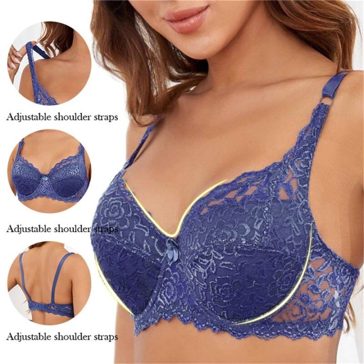 New%20Women%20Lace%20Bras%20Top%20Comfortable%20Bralette%20Solid%20Color%20Underwear%20Vest%20Female%20Hollow%20Out%20Wireless%20Bra%20Seamless%20Bra%20-%20Image%206