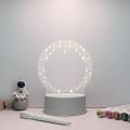 Led Message Board Usb Night Light Note Board With Pen Drawing Board Notepad Holiday Light Children Girlfriend Gift Night Lamp. 
