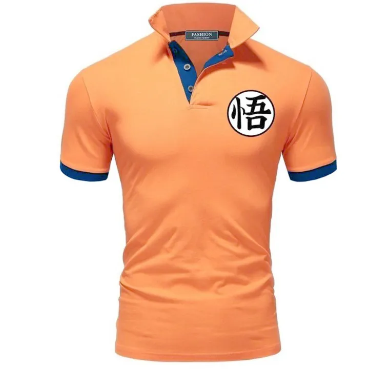 COMFY ORANGE SUMMER GOKU DRAGON BALL Z  THEMED T-SHIRTS JAPAN ANIME