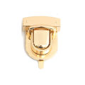Metal oval buckle rotating lock suitable for DIY bags. 