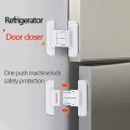 Multi-Functional Refrigerator Safety Lock, Children Secure Fridge Freezer Lock, Home Security Protection - Cabinet Locks & Straps - First Deal. 