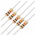 50Pcs- 10K Ohm Resistor 5% 10K Ohm Carbon Film 10K Ohm Resistors 1/4W Resistance 0.25 Watt 5% Tolerance Fixed Resistors 2 Pin Leads.