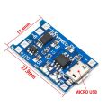 Micro USB 5V 1A TP4056 Lithium Battery Charger Module Charging Board With Protection Dual Functions 1A Li-ion for Arduino. 