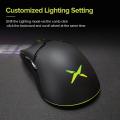 Delux M800 Wireless Gaming Mouse RGB 2.4Ghz Dual Mode 16000 DPI Lightweight rechargeable 1000Hz Mice with Soft rope Cable.
