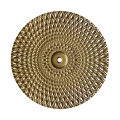 Light Luxury Round Golden Wall Decoration Hanging Metal Irregular Disc Wrought Iron Retro Style Trend Home Decor Wall Pendants ANLAN. 