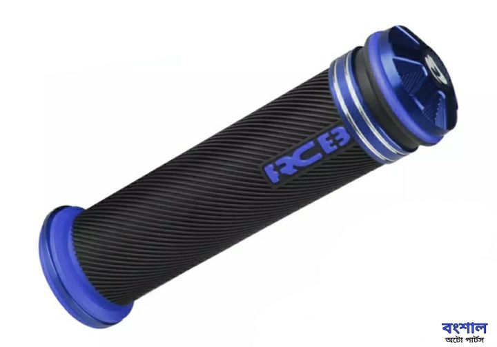 Alloy RCB AHG66 Handle Grip. Universal Handle Grips For Motorcycle. BLUE 2 Pis