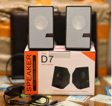 D7 Multimedia Sound Box 3D Speaker System Mini USB 2.0 Computer ...